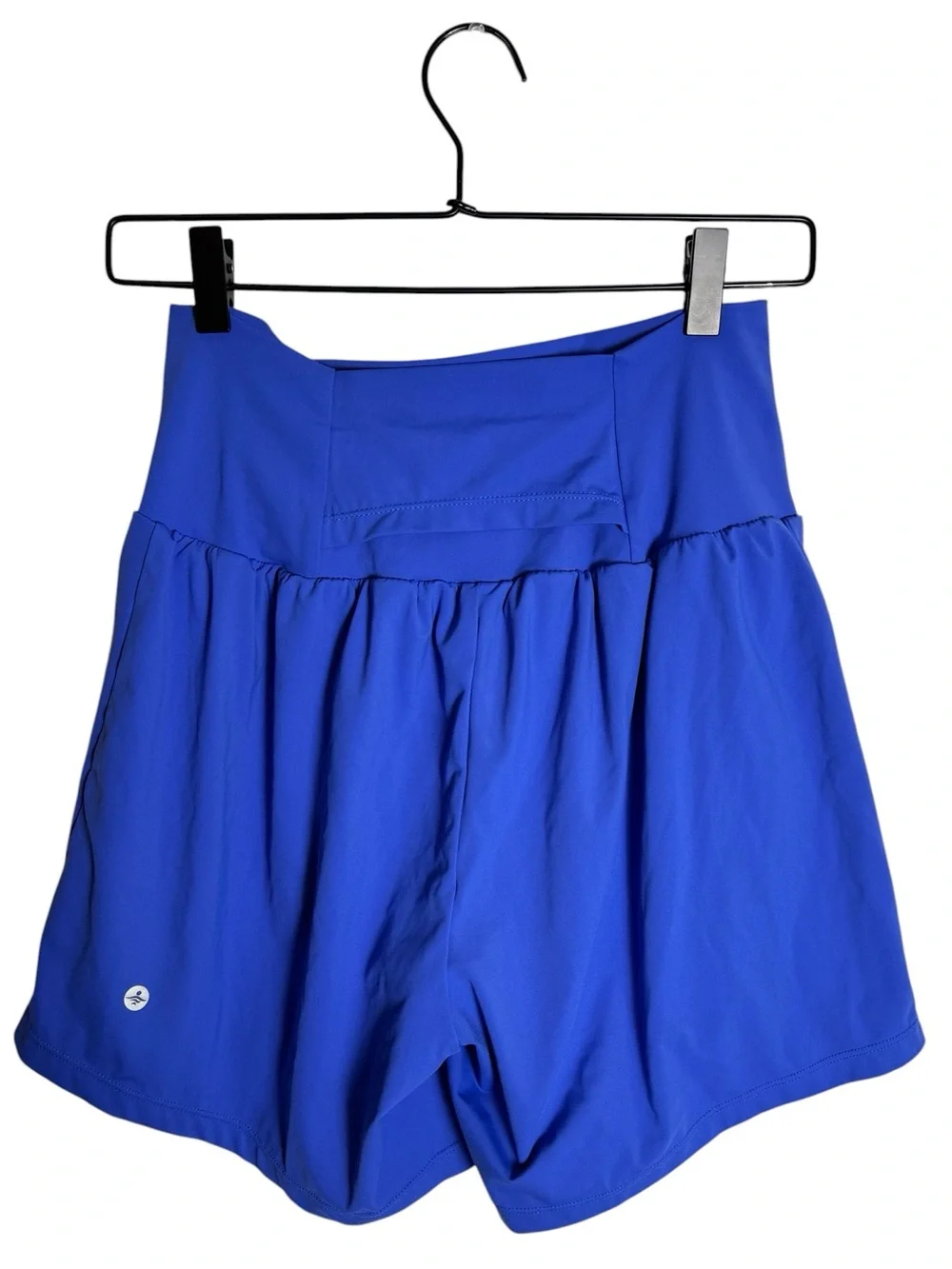 Halara SoftlyZero Airy 2-in-1 Yoga Shorts Aster Blue Medium Long